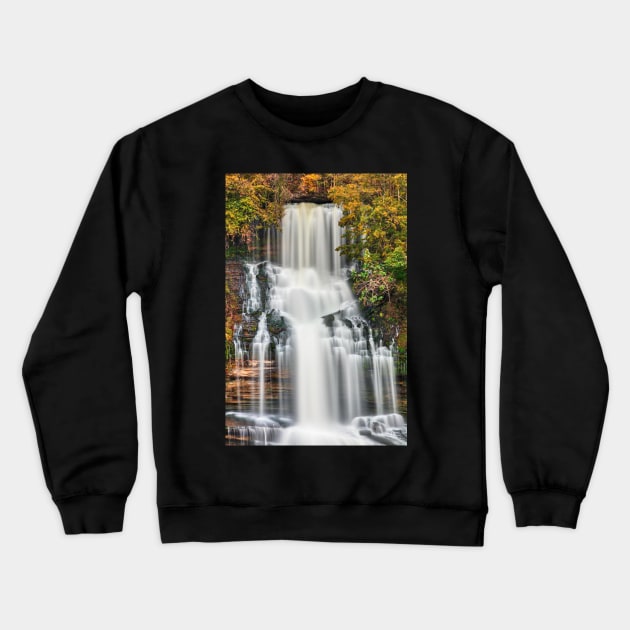 Lone Twin Falls Crewneck Sweatshirt by somadjinn